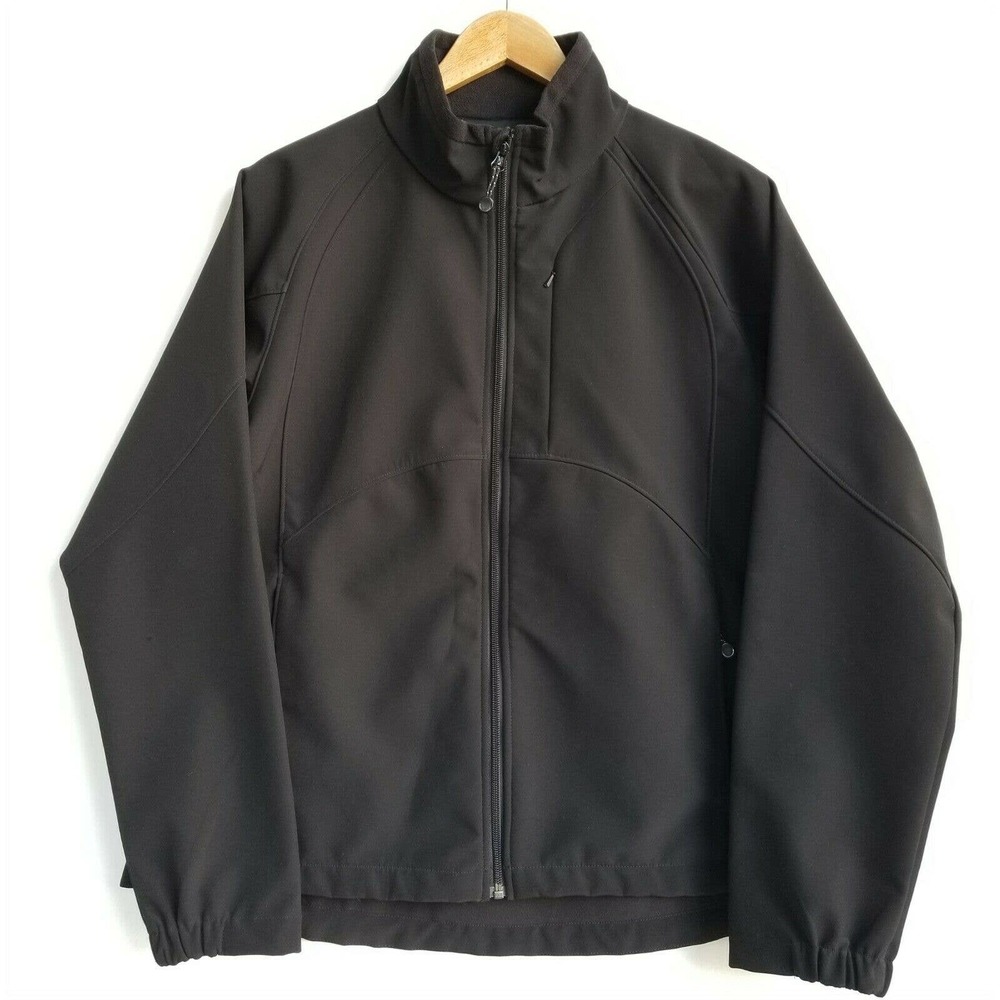 Black Diamond Men's XL Soft Shell Black Jacket Full Zip Fleece Lined